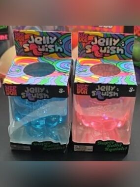 Jelly Squish Sensory Toys - Blue & Pink 🪼🩷